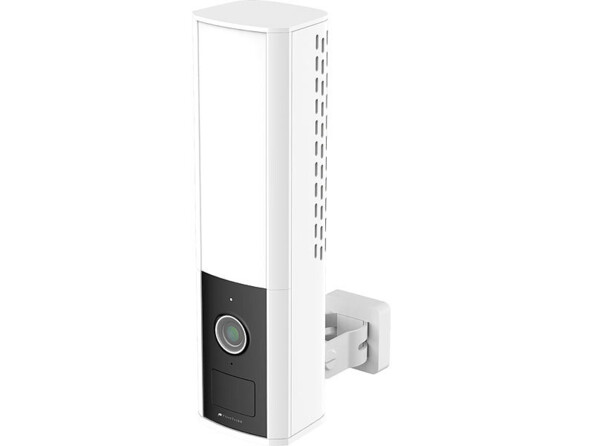 Applique murale LED d'extérieur avec caméra IP connectée 2K