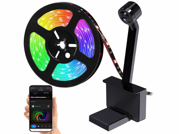 Bande LED IC RVB connectée pour TV 55"-65"