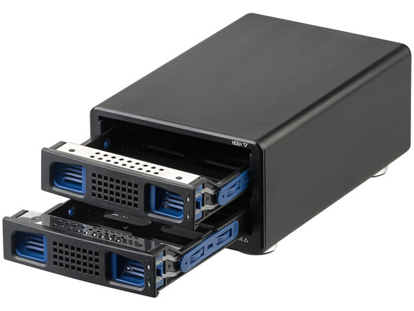 Boîtier USB 3.0 pour 2 disques durs SATA 2,5" et 3,5" Xystec. Compatible Windows, macOS ou Linux