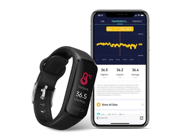 Bracelet fitness connecté cardiofréquencemètre