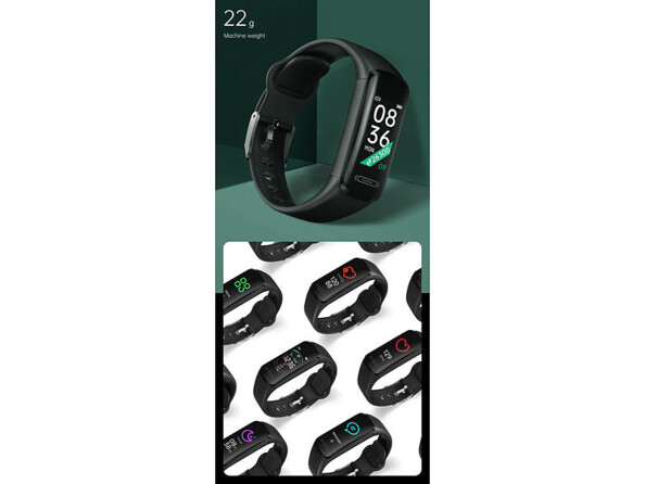 Bracelet fitness connecté FBT-47 avec écran tactile