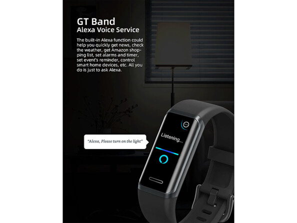 Bracelet fitness à écran couleur tactile FBT-65, par Newgen Medicals