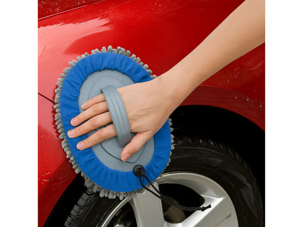 Brosse et gant de lavage auto télescopique 160 cm