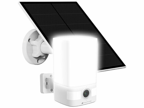 Caméra d'extérieur 2K connectée IPC-400.led avec panneau solaire 5 W