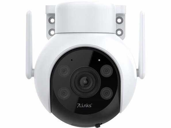 Caméra de vidéosurveillance étanche Pan-Tilt 4K connectée IPC-760