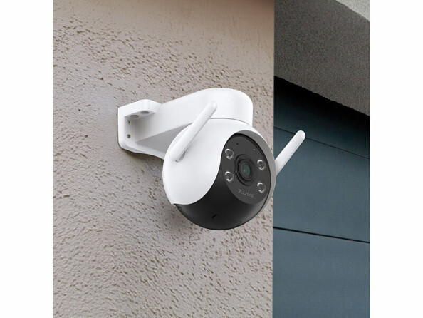 Caméra de vidéosurveillance étanche Pan-Tilt 4K connectée IPC-760