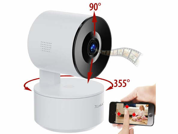 Caméra de surveillance connectée Pan-Tilt 2K IPC-925