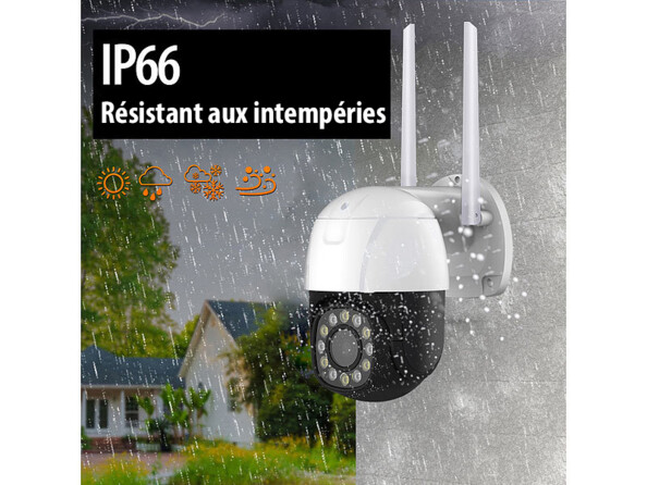 Caméra de surveillance dôme IPC-420 7Links IP66 résistant aux intempéries