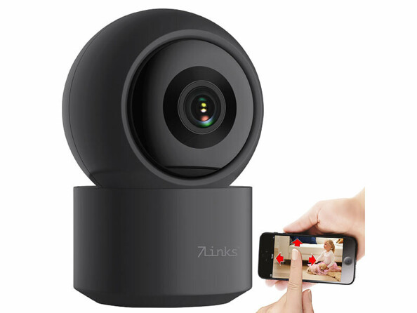 Caméra de surveillance motorisée Pan-Tilt 2K connectée IPC-495