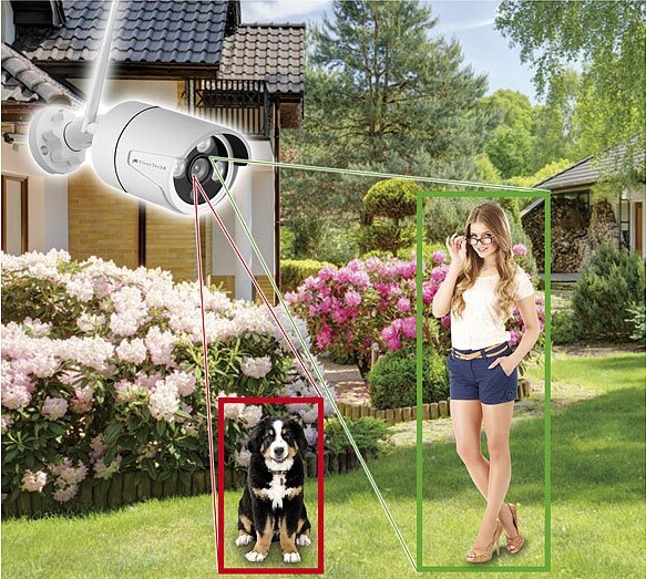 Système de surveillance connecté avec enregistreur et 4 caméras DSC-750.app  - PEARL