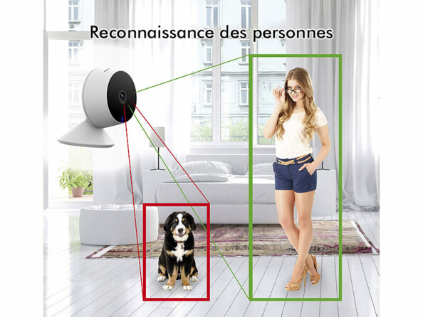 3 caméras IP connectées 2K IPC-300 V2