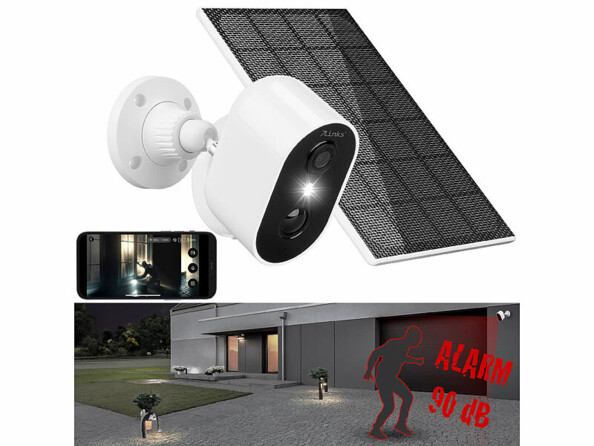 Caméra IP connectée d'extérieur 2K avec batterie IPC-775 avec panneau solaire 3W