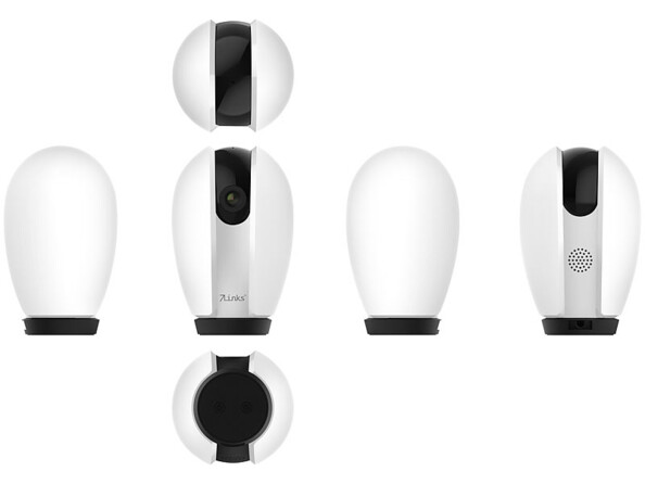 Caméra IP Pan Tilt 2K connectée avec suivi intelligent IPC-370.echo vue sous toutes les coutures