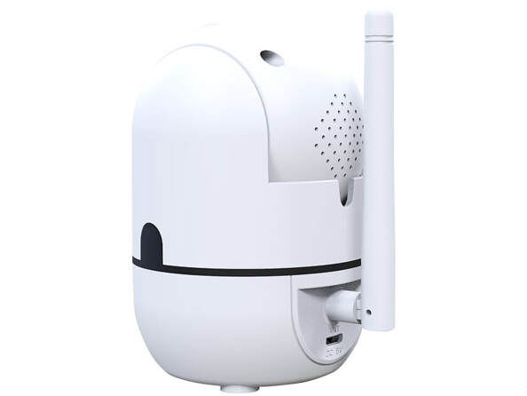 Caméra IP Pan Tilt Full HD connectée avec suivi intelligent IPC-470.track vue de dos