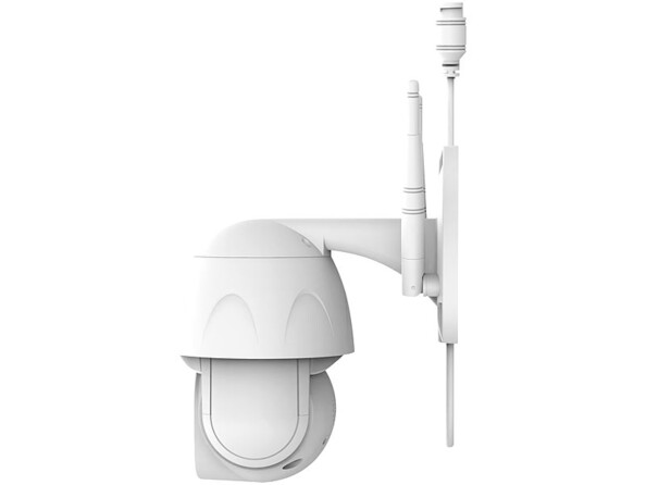 Caméra IP Pan Tilt Full HD connectée avec vision nocturne et alarme IPC-380 vue latérale