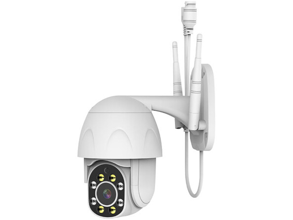 Caméra IP Pan Tilt Full HD connectée avec vision nocturne et alarme IPC-380 vue d'ensemble