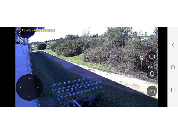 Capture d'écran de la caméra IPC-750.slr