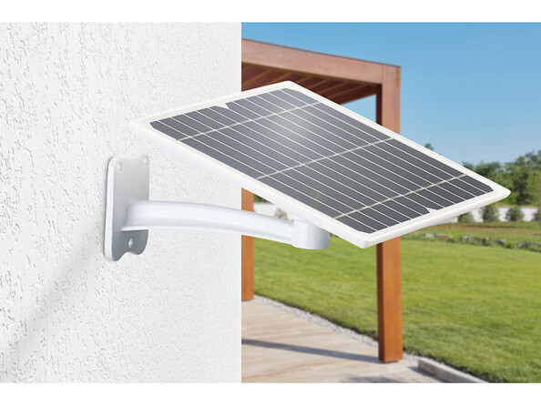panneau solaire caméra ip connectée vidéosurveillance