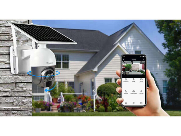 Caméra IP solaire 4G Pan-Tilt Full HD IPC-710.lte