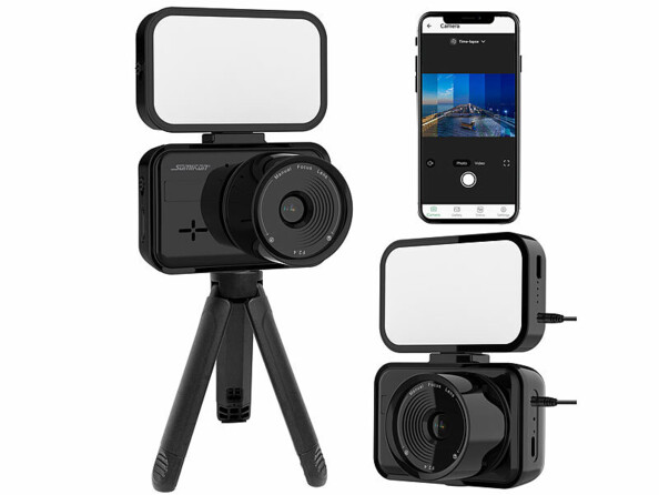 caméra timelapse UHD 4K avec éclairage LED