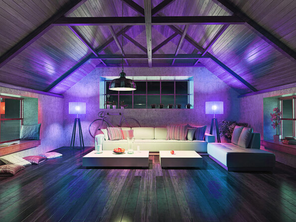 Capteur de qualité de l’air 5 en 1, enregistreur de données, ampoule connectée