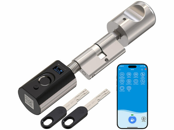 Cylindre de porte électronique biométrique connecté TSZ-535