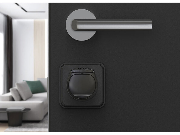 Cylindre de porte électronique connecté avec code chiffré et 2 clés TSZ-500