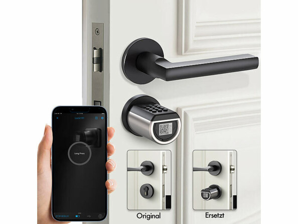 Poignée de porte électronique connectée TSZ-520.thin