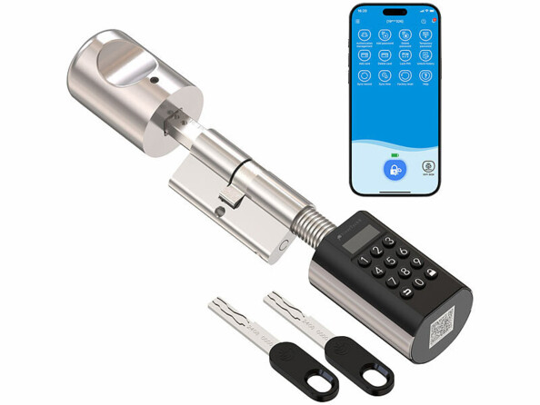 Cylindre de porte électronique connecté TSZ-530 avec écran