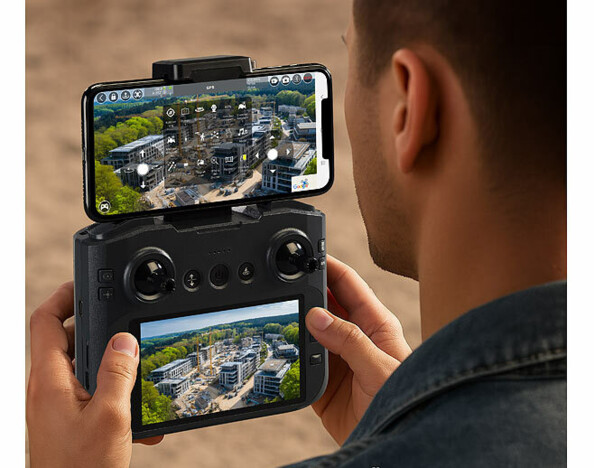 télécommande avec écran drone gps