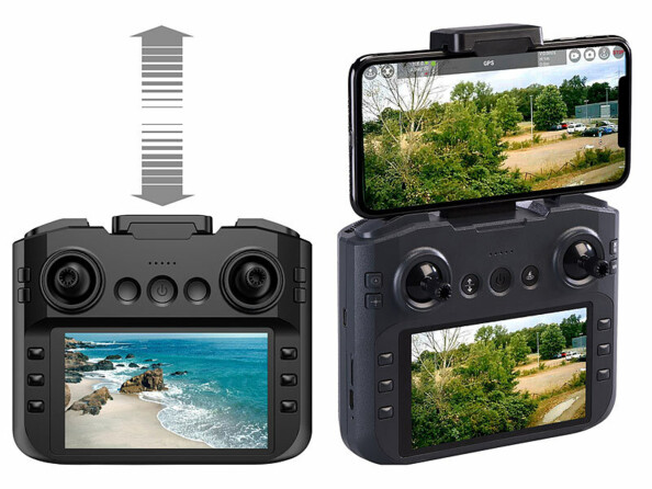 télécommande avec écran drone gps