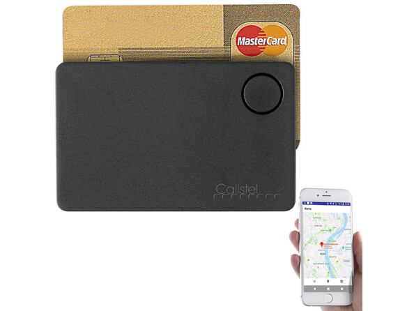 Localisateur siffleur bluetooth format carte de crédit