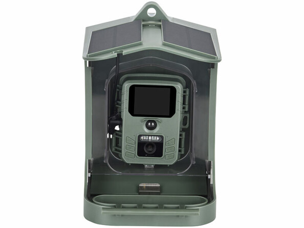 Mangeoire à oiseaux avec caméra Full HD connectée solaire