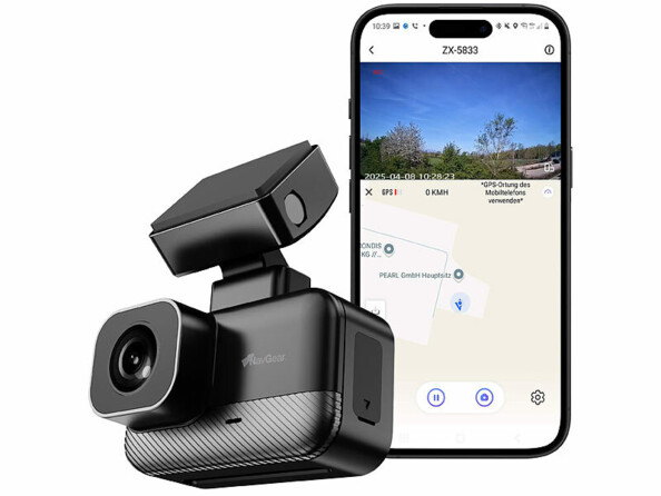 Caméra embarquée connectée 2K pour voiture