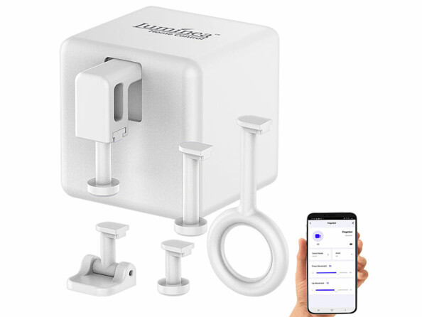 Actionneur d'interrupteur connecté avec commandes vocales Luminea Home Control