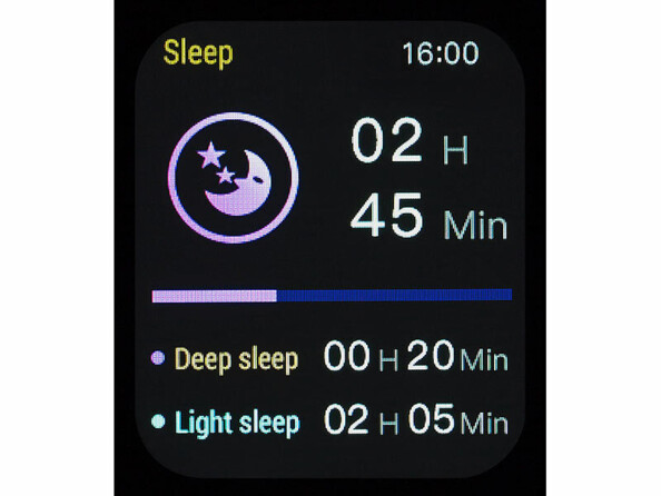 Montre fitness PW-510.app.Enregistre la qualité et la durée de votre sommeil