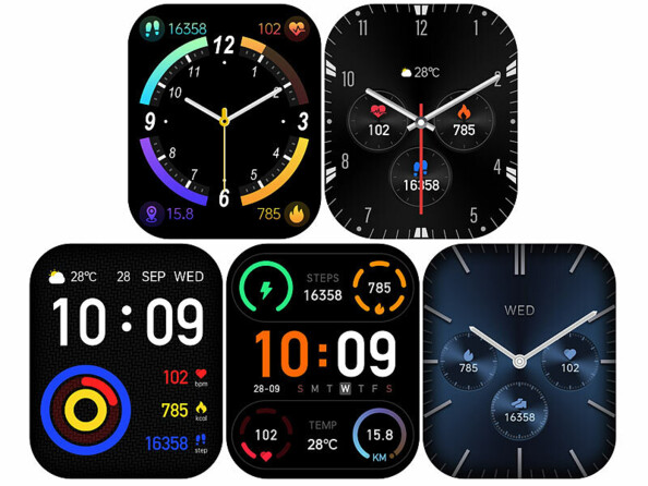 Montre fitness connectée avec ChatGPT à usages multiples, de la calculatrice aux prévisions météo