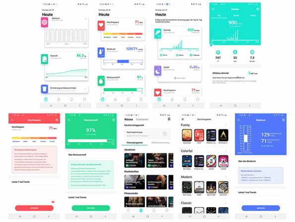 Montre fitness connectée