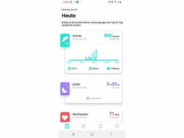 Enregistreur données physio fitness