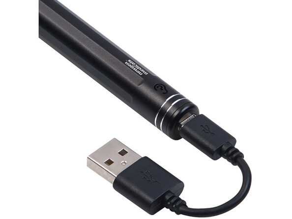 Otoscope avec 8 embouts, capuchon en silicone, câble Micro-USB
