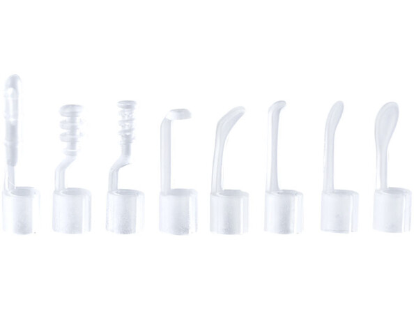 Nettoyeur d'oreille WOR-250. 8 embouts différents pour nettoyage doux du conduit auditif