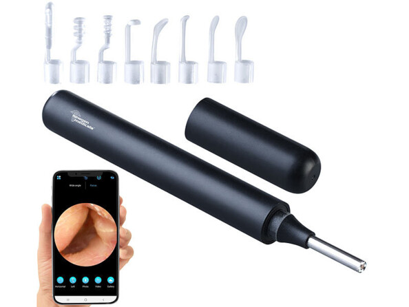 Nettoyeur d'oreille WOR-250. Alimentation. Batterie lithium-polymère 290 mAh.