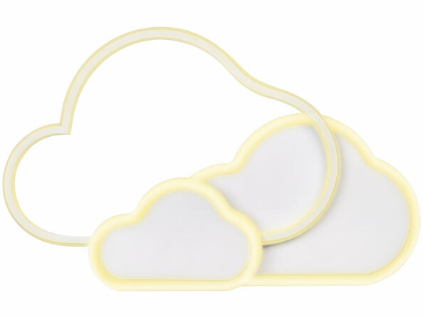 Luminaire LED CCT connecté télécommandé design nuage