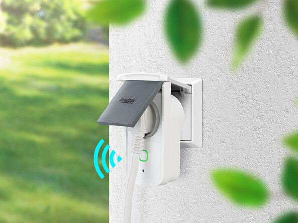 Prise de jardin connectée SF-560.avs avec wattmètre et commandes vocales