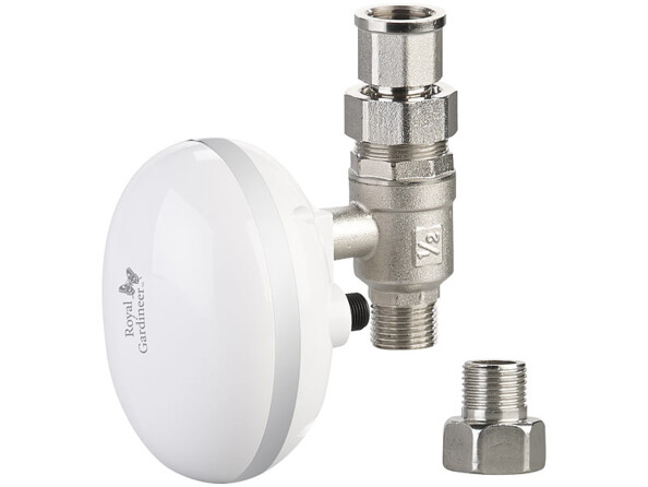 Programmateur d'arrosage modèle BWC-520 connecté par application mobile.