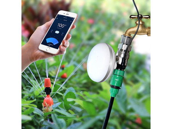 Programmateur d'arrosage connecté BWC-520, modèle d'utilisation