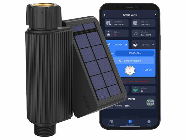 Programmateur d'arrosage solaire connecté BWC-620.app 