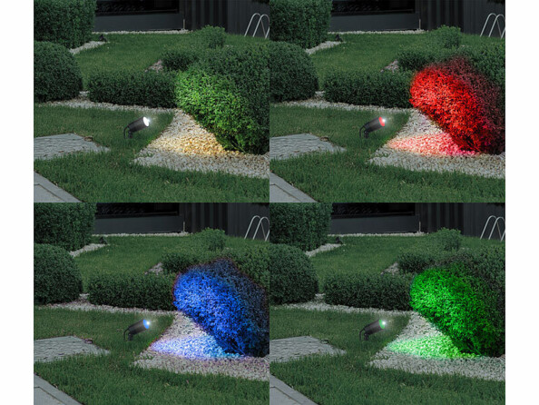 Projecteur d'extérieur connecté RVB CCT 520 lm