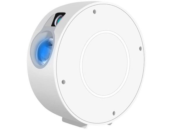 Projecteur laser et LED RVB connecté vue de gauche