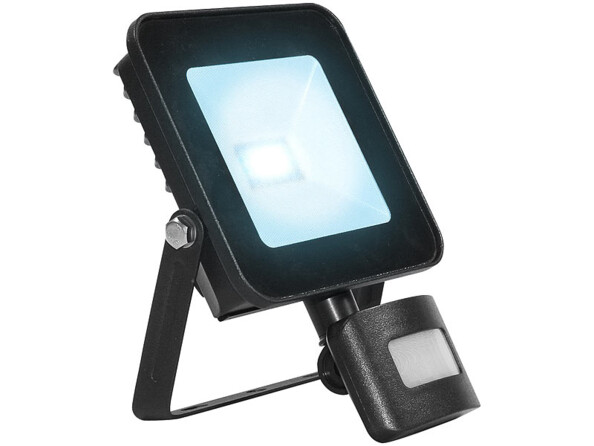 Lorsque la nuit tombe, le projecteur s'allume automatiquement par le biais du capteur de luminosité et fournit une lumière vive toute la nuit. Quant au capteur PIR, il permet au projecteur de s'allumer automatiquement lorsqu'un mouvement est détecté